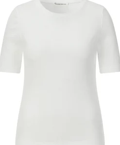 Shirts & Tops * Knowledge Cotton Apparel Daen-Rippenhirt Weiß