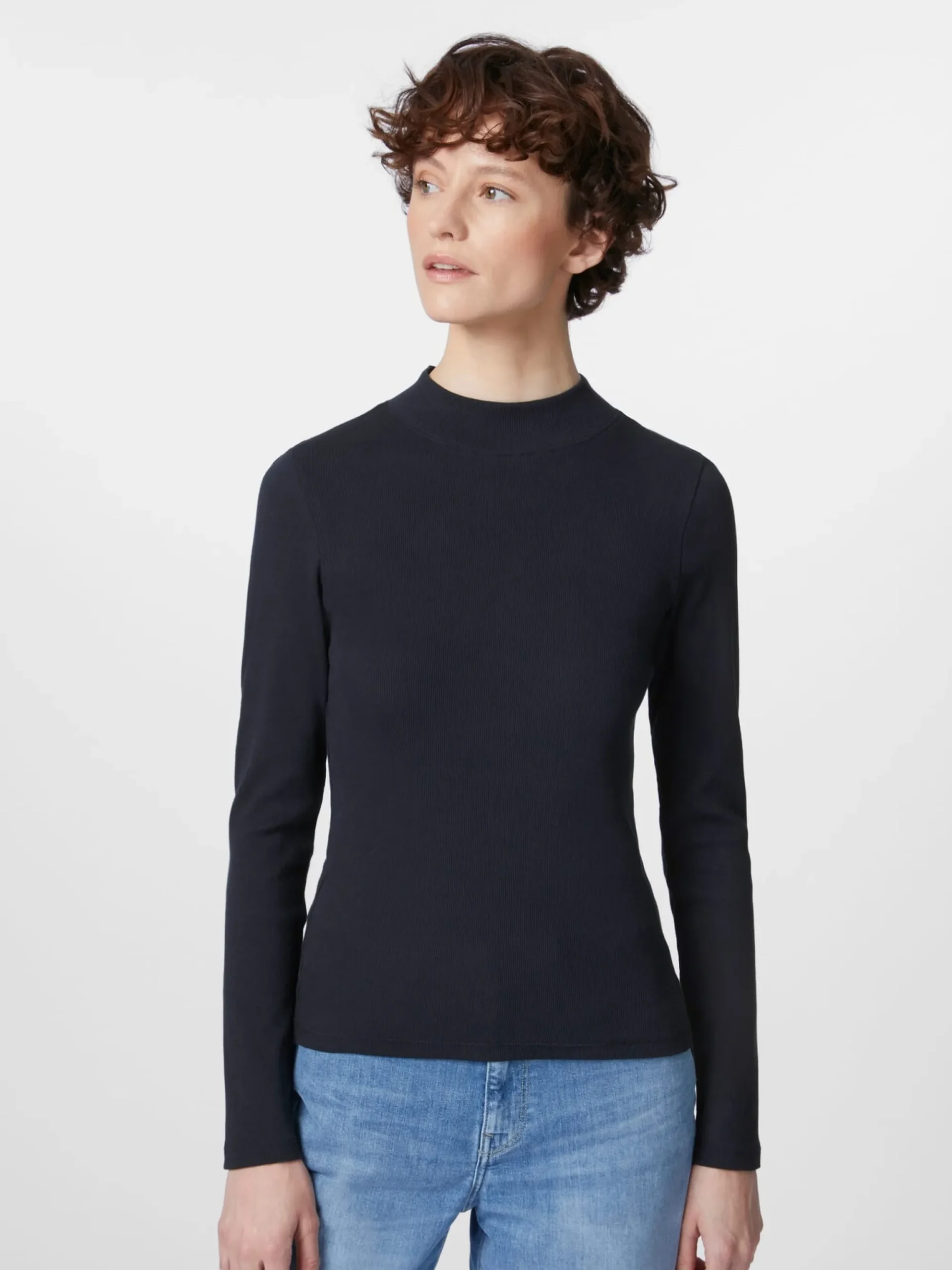Shirts & Tops * Knowledge Cotton Apparel Daen-Rippenhirt angar Dunkelblau