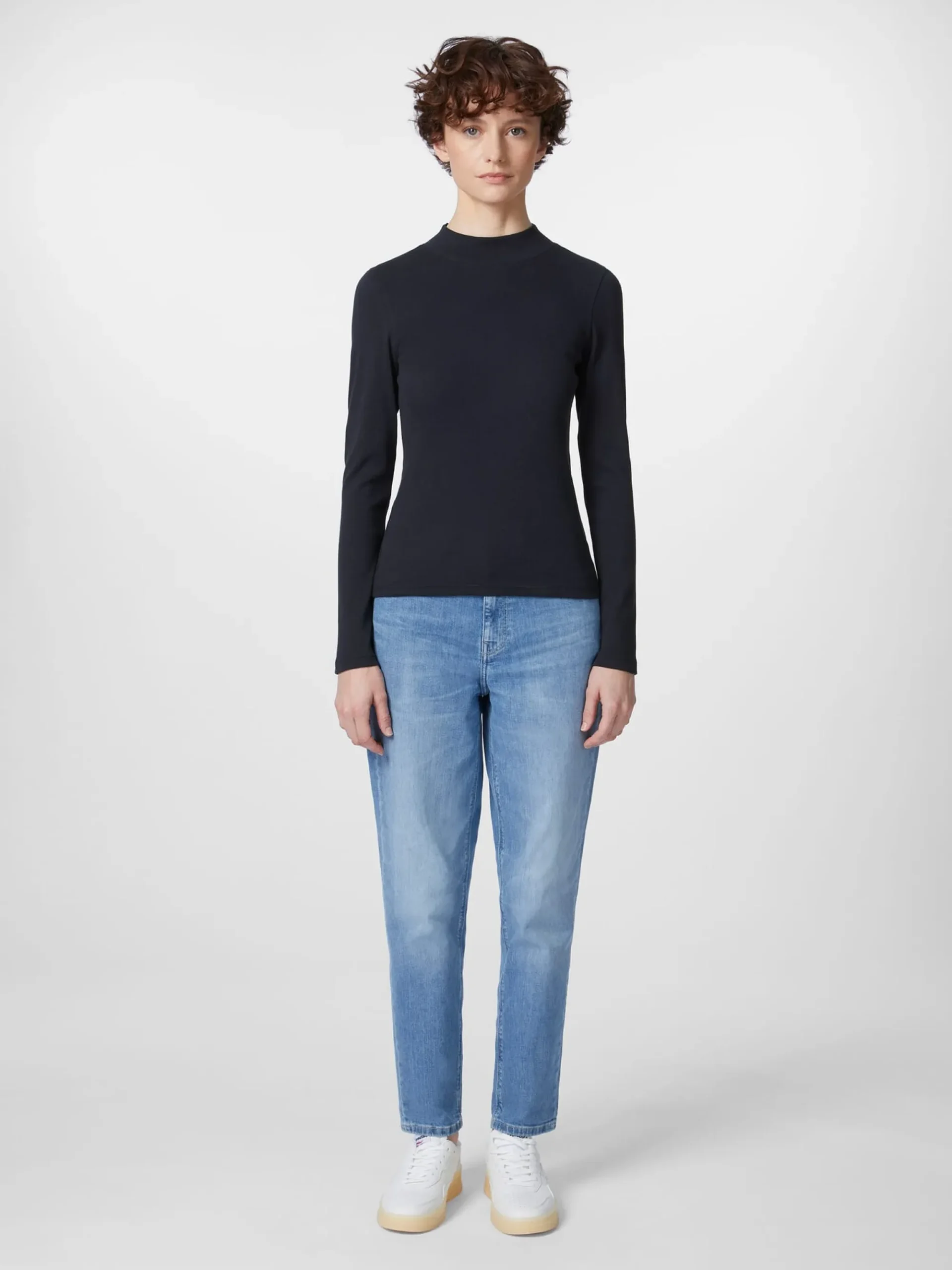 Shirts & Tops * Knowledge Cotton Apparel Daen-Rippenhirt angar Dunkelblau
