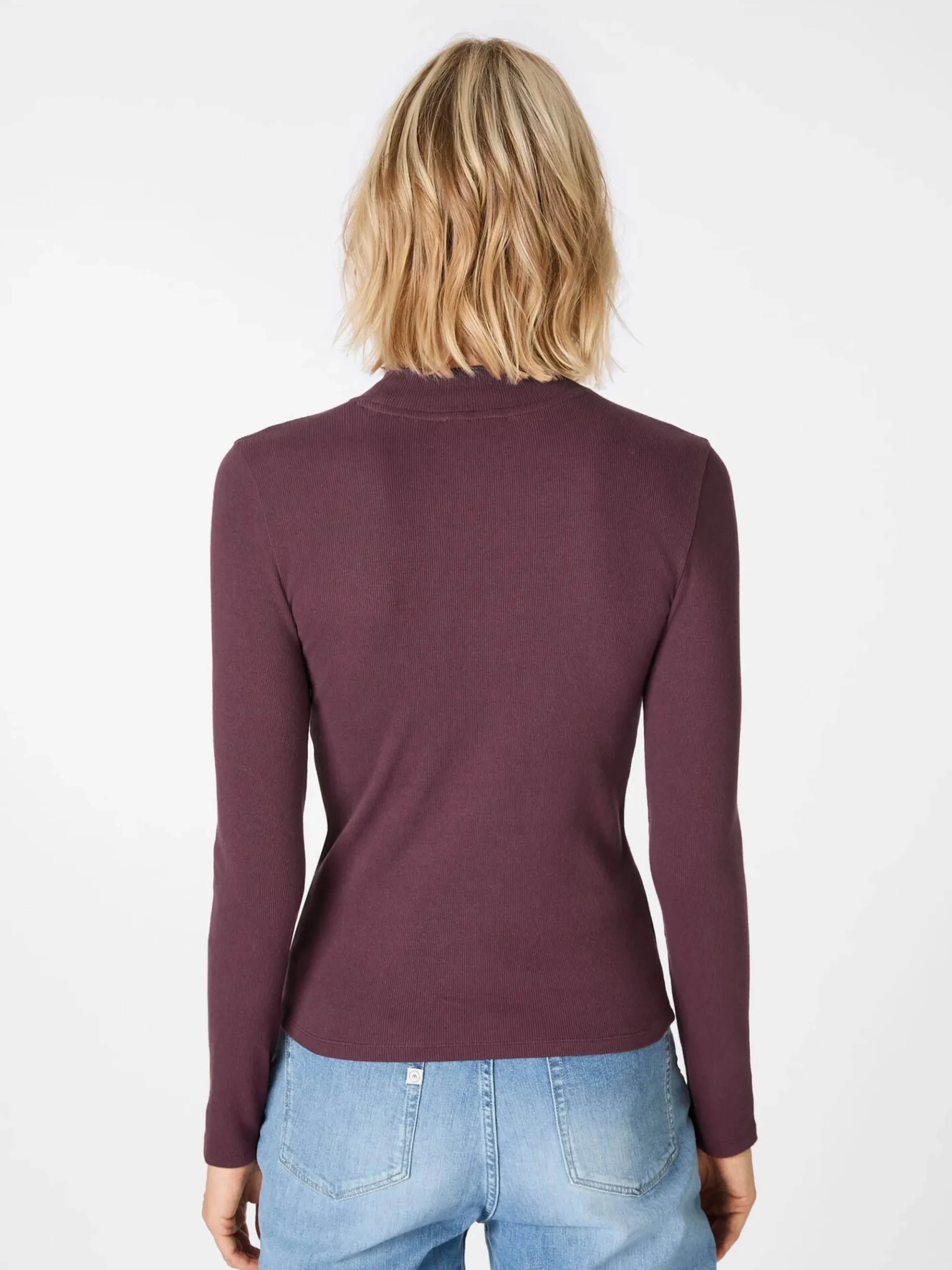 Shirts & Tops * Knowledge Cotton Apparel Daen-Rippenhirt angar Weinrot