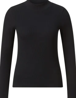 Shirts & Tops * Knowledge Cotton Apparel Daen-Rippenhirt angar Schwarz