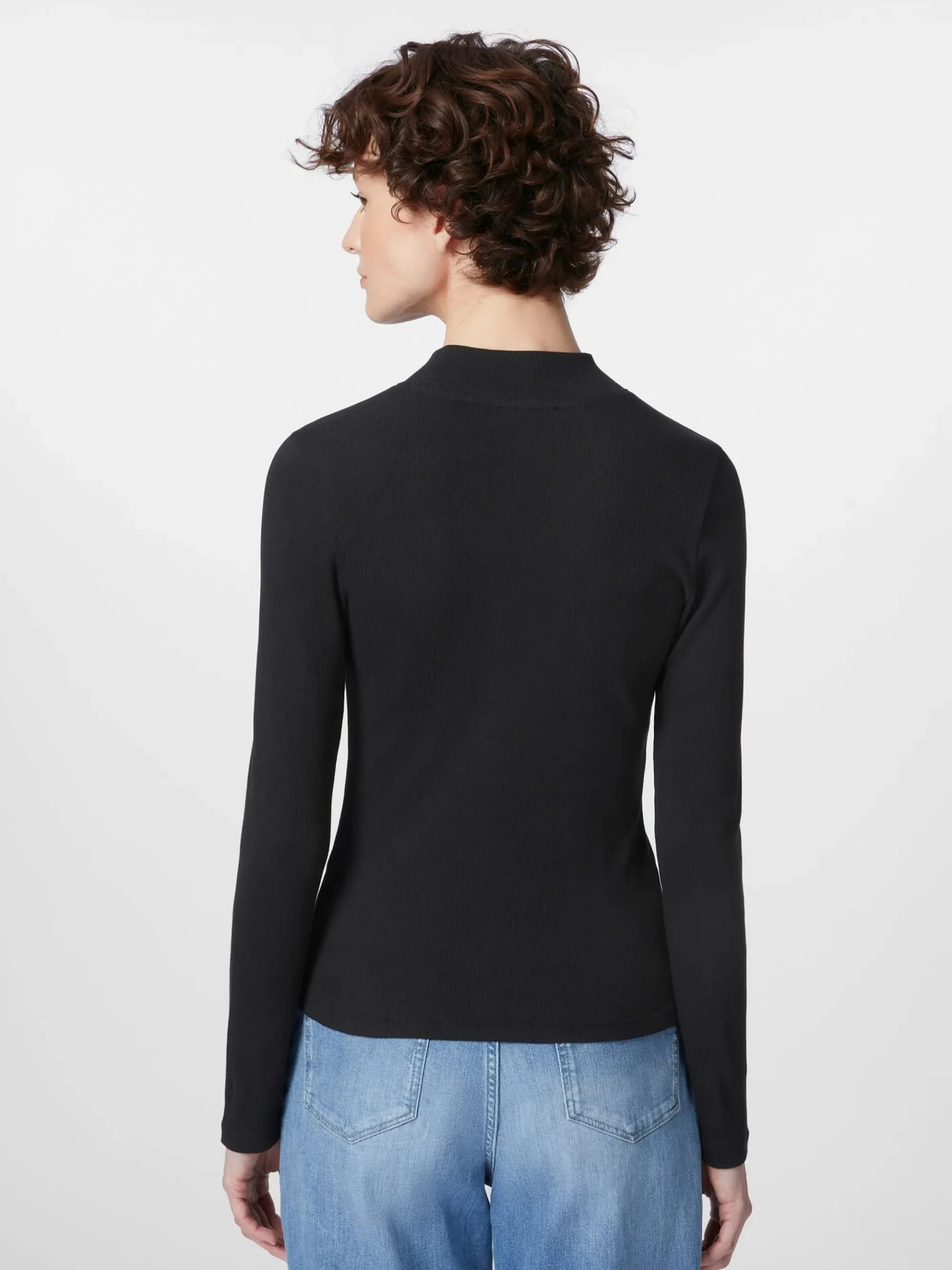 Shirts & Tops * Knowledge Cotton Apparel Daen-Rippenhirt angar Schwarz