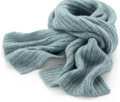 Schals & Tücher * Alma & Lovis Damen-Rippenstrickschal, Petrol