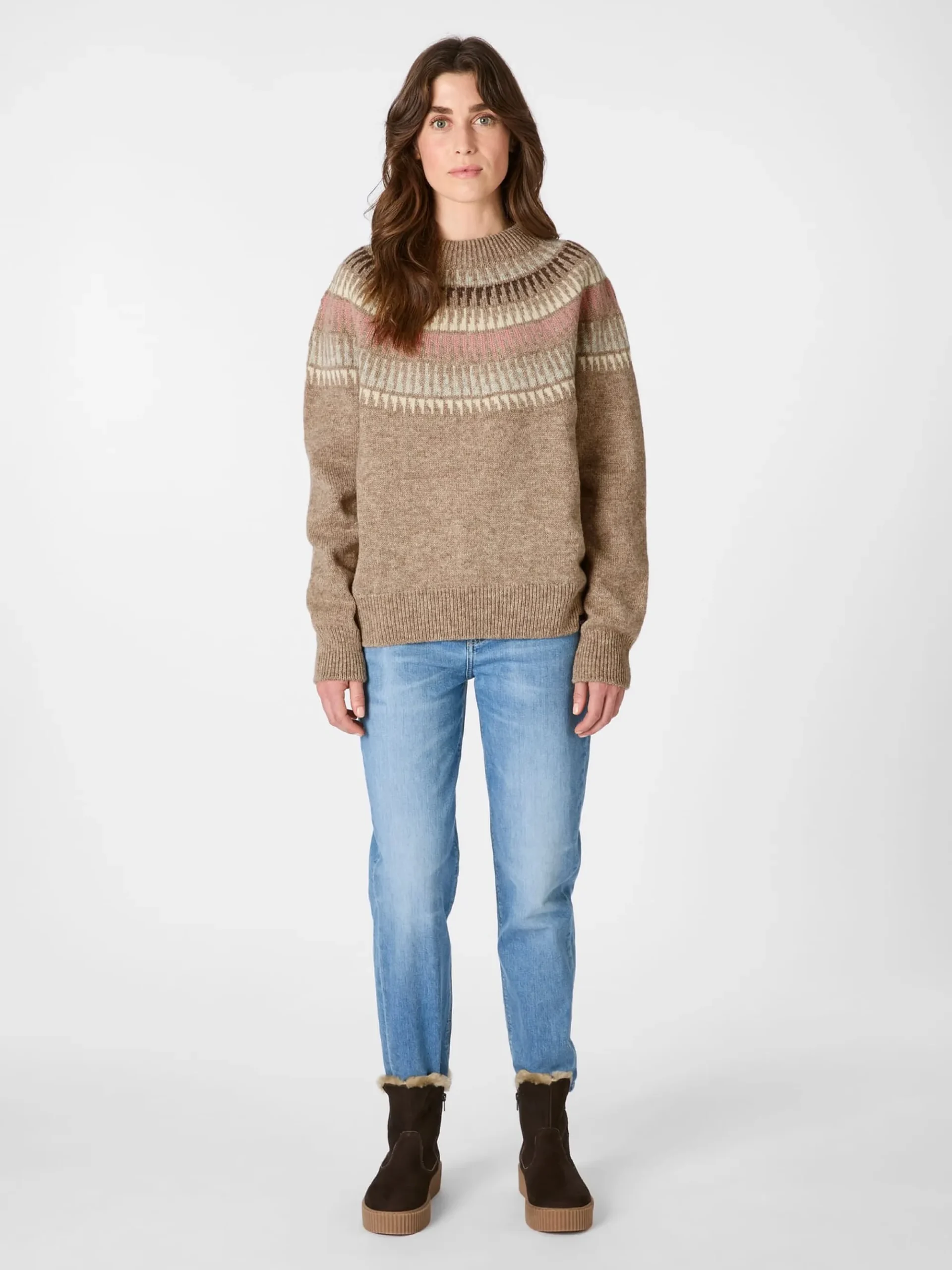 Pullover * Rauma Ullvarefabrikk Damen-Rundhaspuover