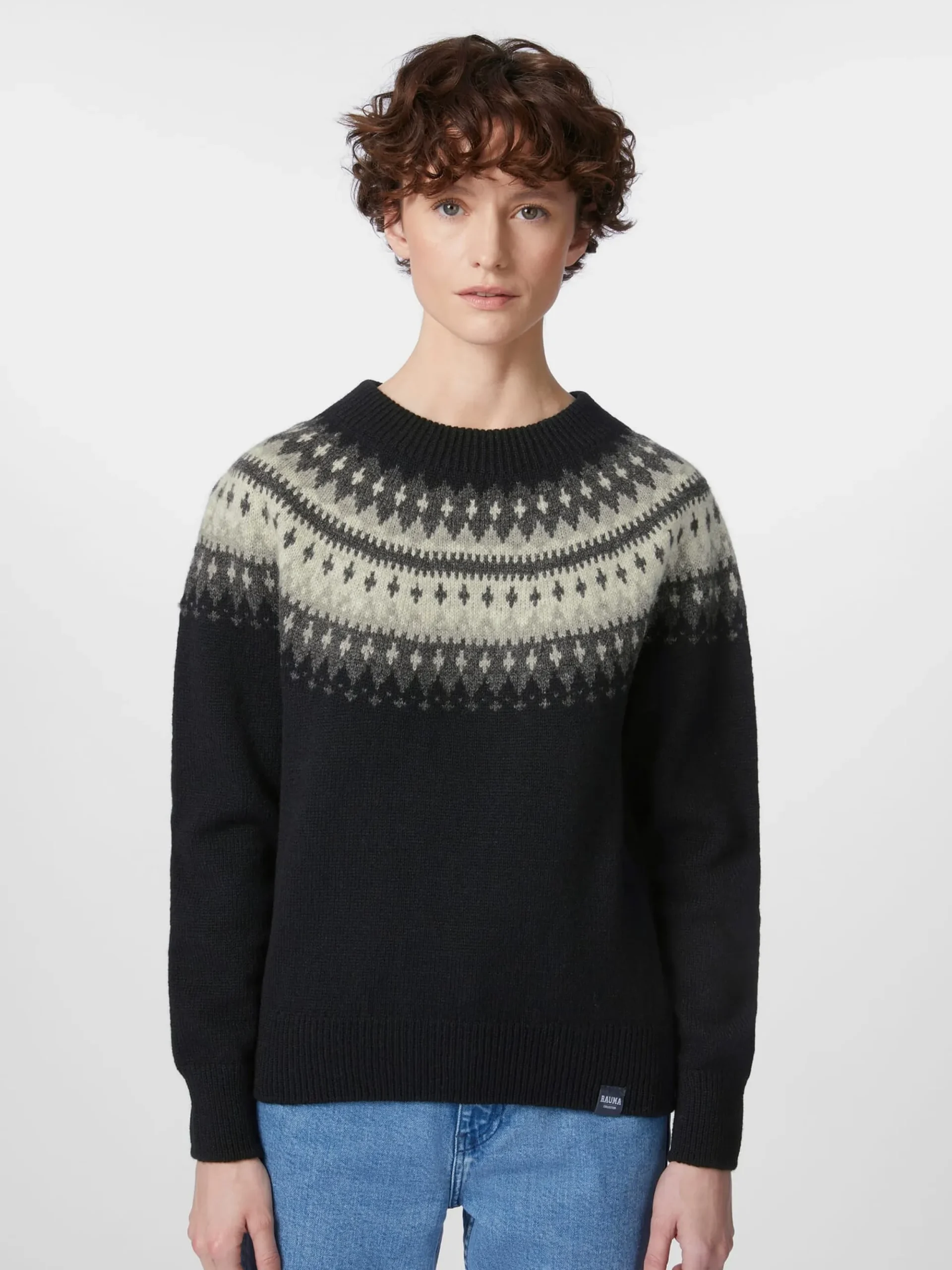 Pullover * Rauma Ullvarefabrikk Damen-Rundhalspullover