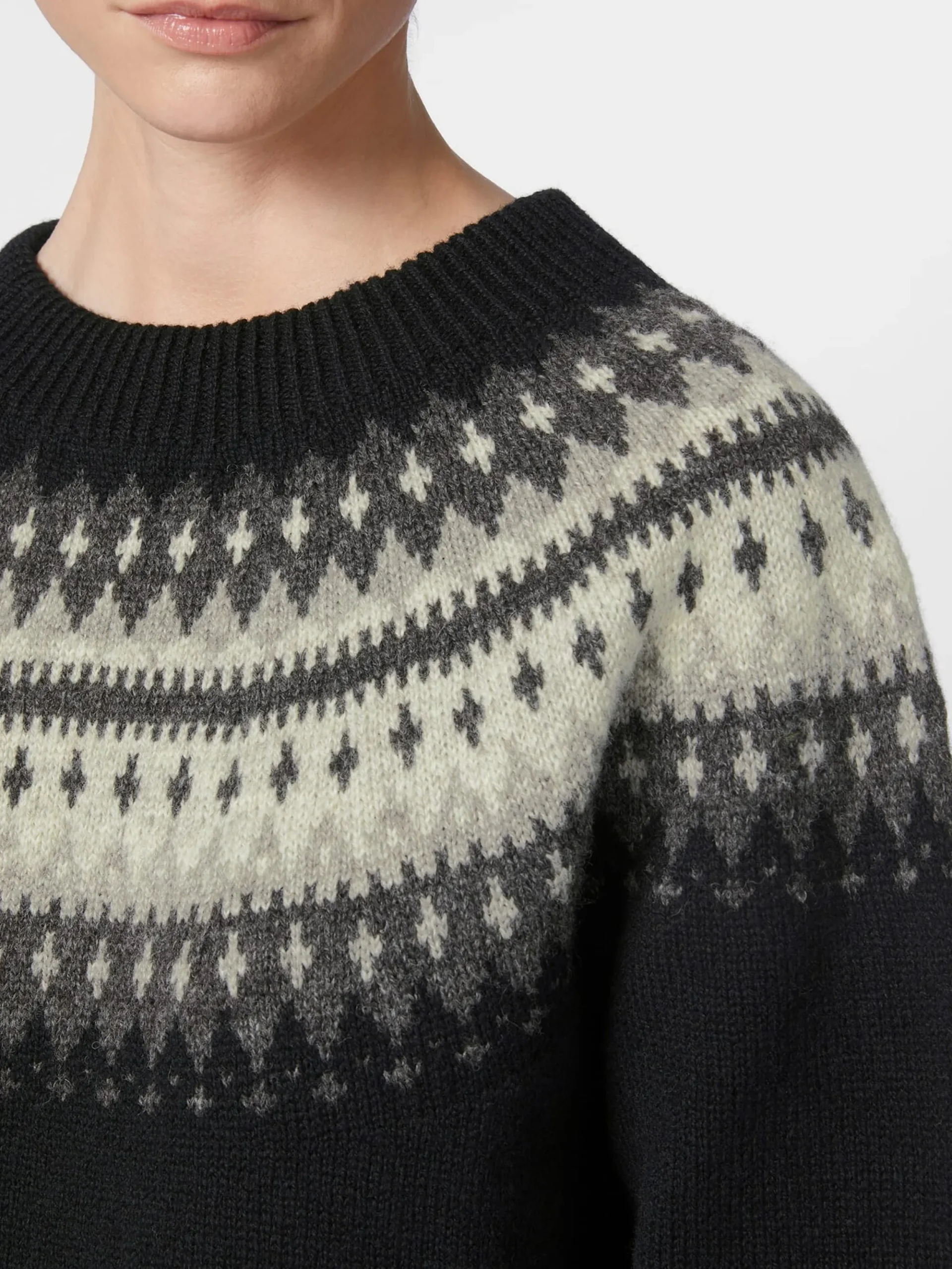 Pullover * Rauma Ullvarefabrikk Damen-Rundhalspullover