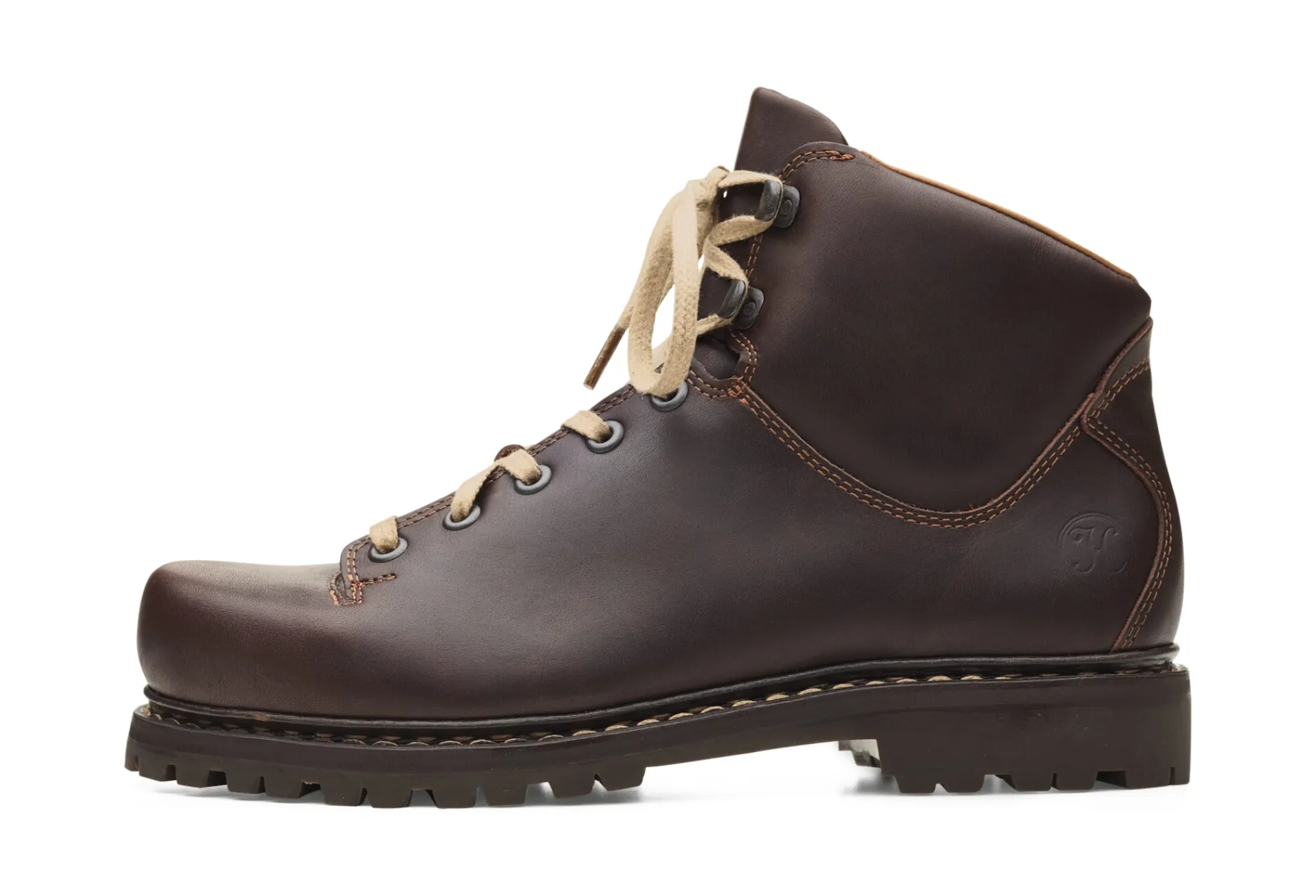 Stiefel|Freizeitschuhe * Original Haferl Damen-Schnürschuh Rindleder Dunkelbraun