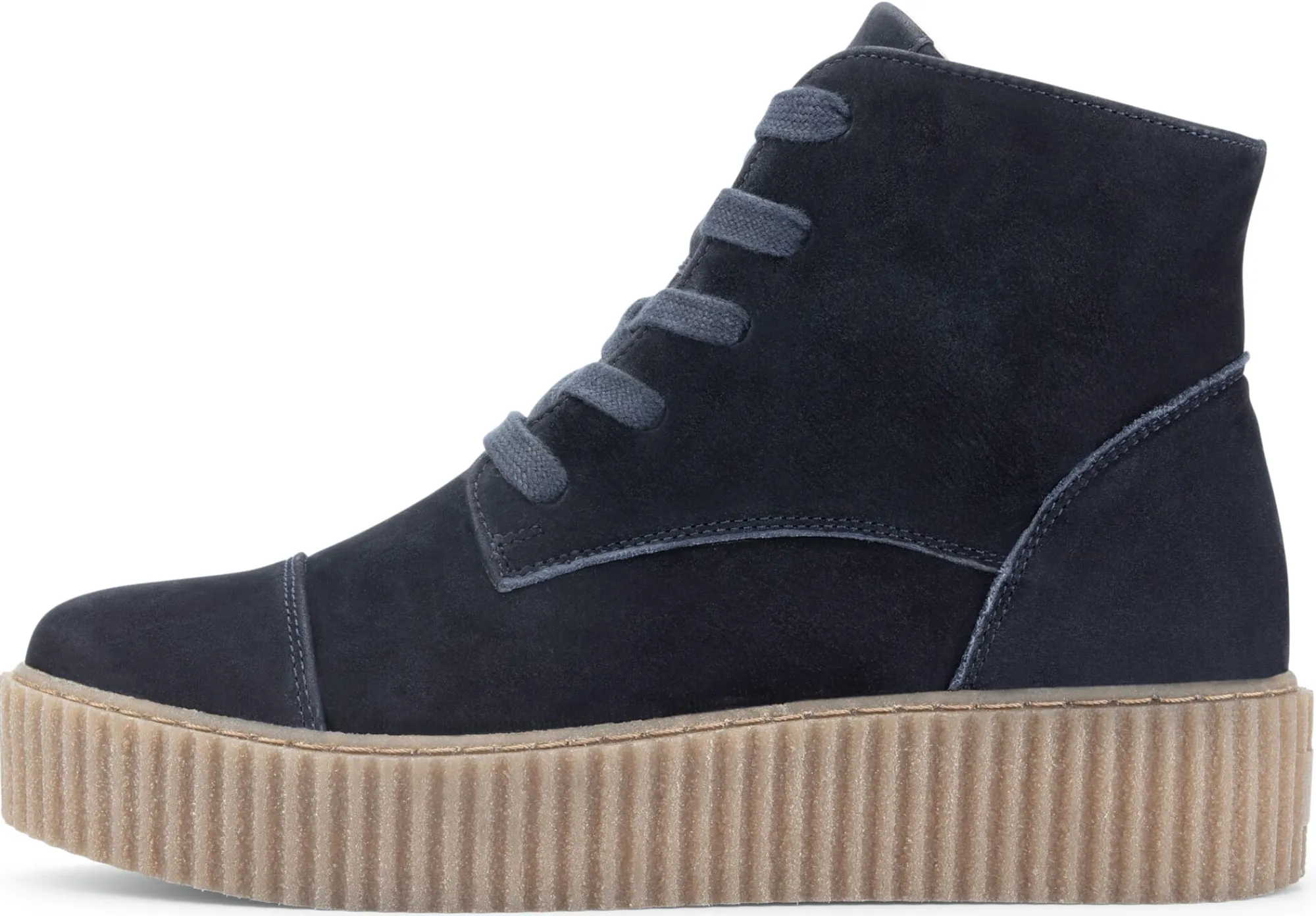 Stiefel * Werner Schuhe Damen-Schnürstiefel Dunkelblau