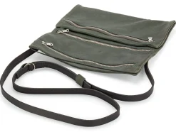 Umhänge- & Handtaschen|Handtaschen * Harold’s Lederwaren Damen-Schultertasche Clutch, Grün