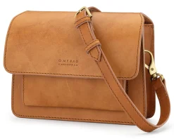 Umhänge- & Handtaschen|Handtaschen * O My Bag Damen-Schultertasche klein Cognac
