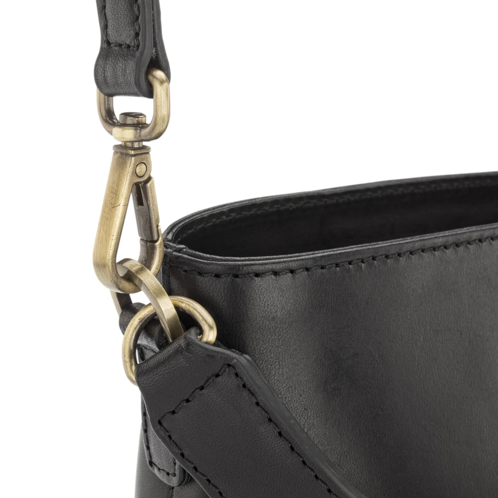 Umhänge- & Handtaschen|Handtaschen * O My Bag Damen Schultertasche midi Schwarz