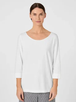 Shirts & Tops * Oska Damenshirt Dreiviertelarm Weiß