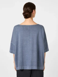 Shirts & Tops * Oska Damenshirt Halbarm Blau