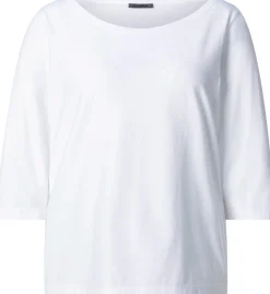Shirts & Tops * Oska Damenshirt Halbarm Weiß