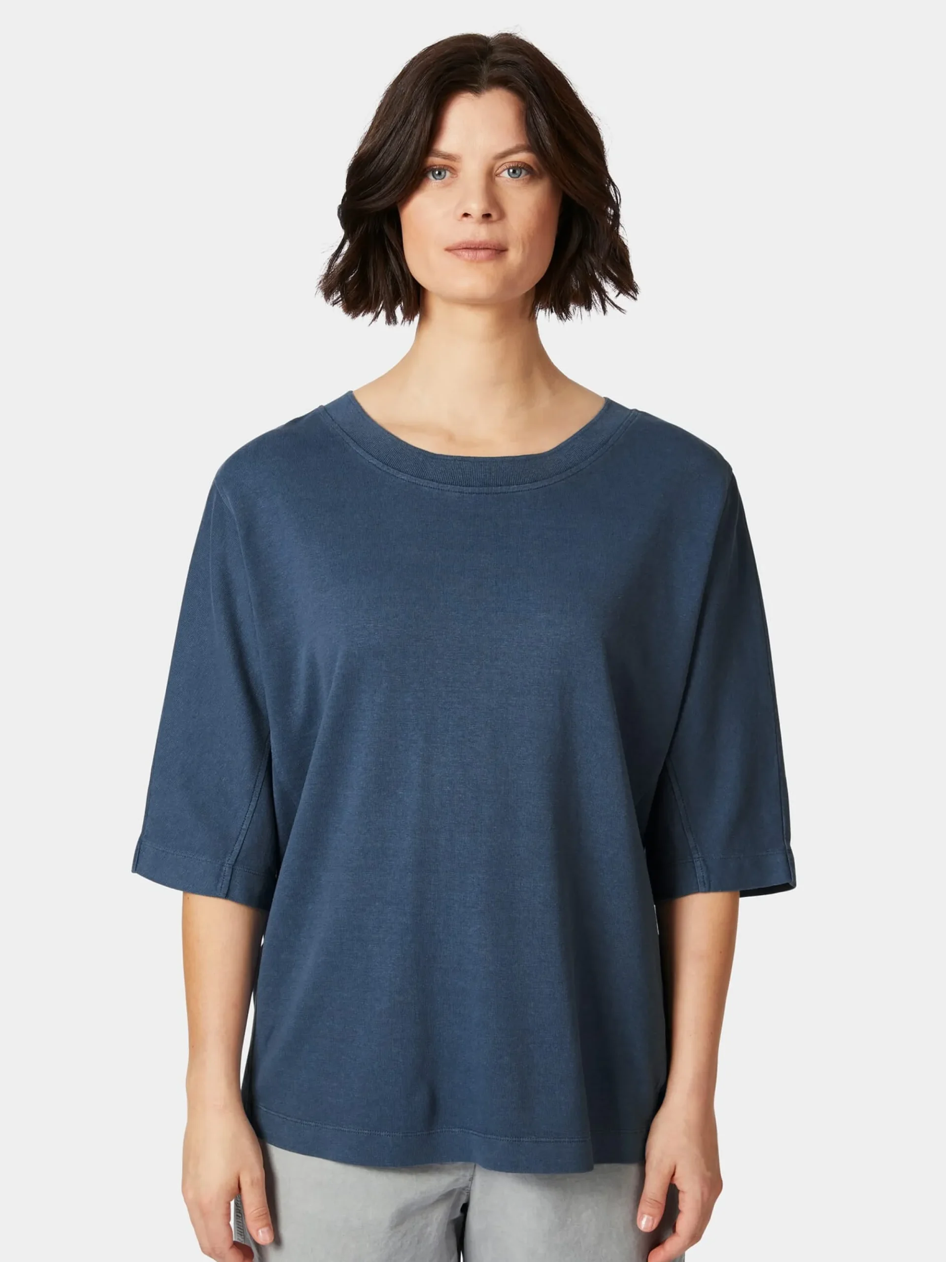 Shirts & Tops * Oska Damenshirt Halbarm Blau