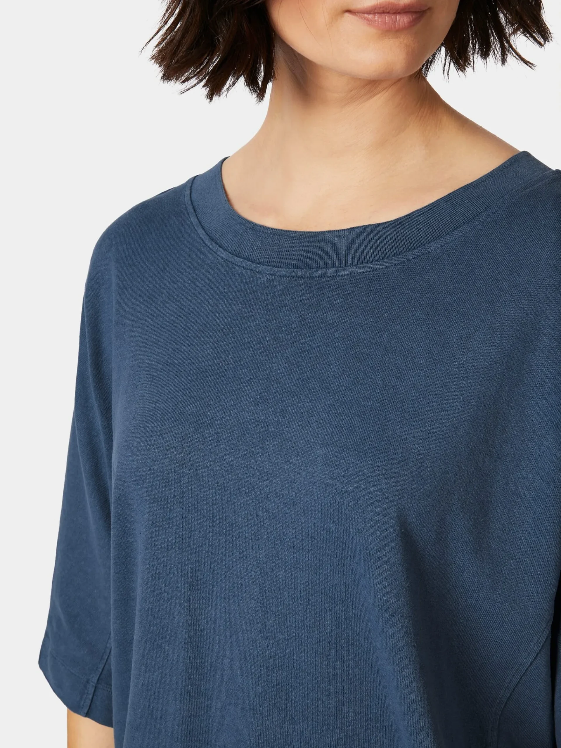 Shirts & Tops * Oska Damenshirt Halbarm Blau