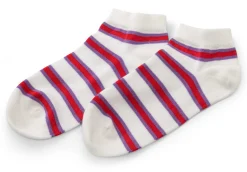 Strümpfe & Socken * LANIUS Damen-Sneakersocken gestreift