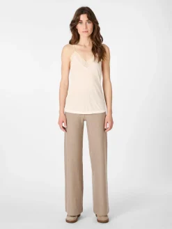 Shirts & Tops * LANIUS Damen-Spitzentop Naturweiß