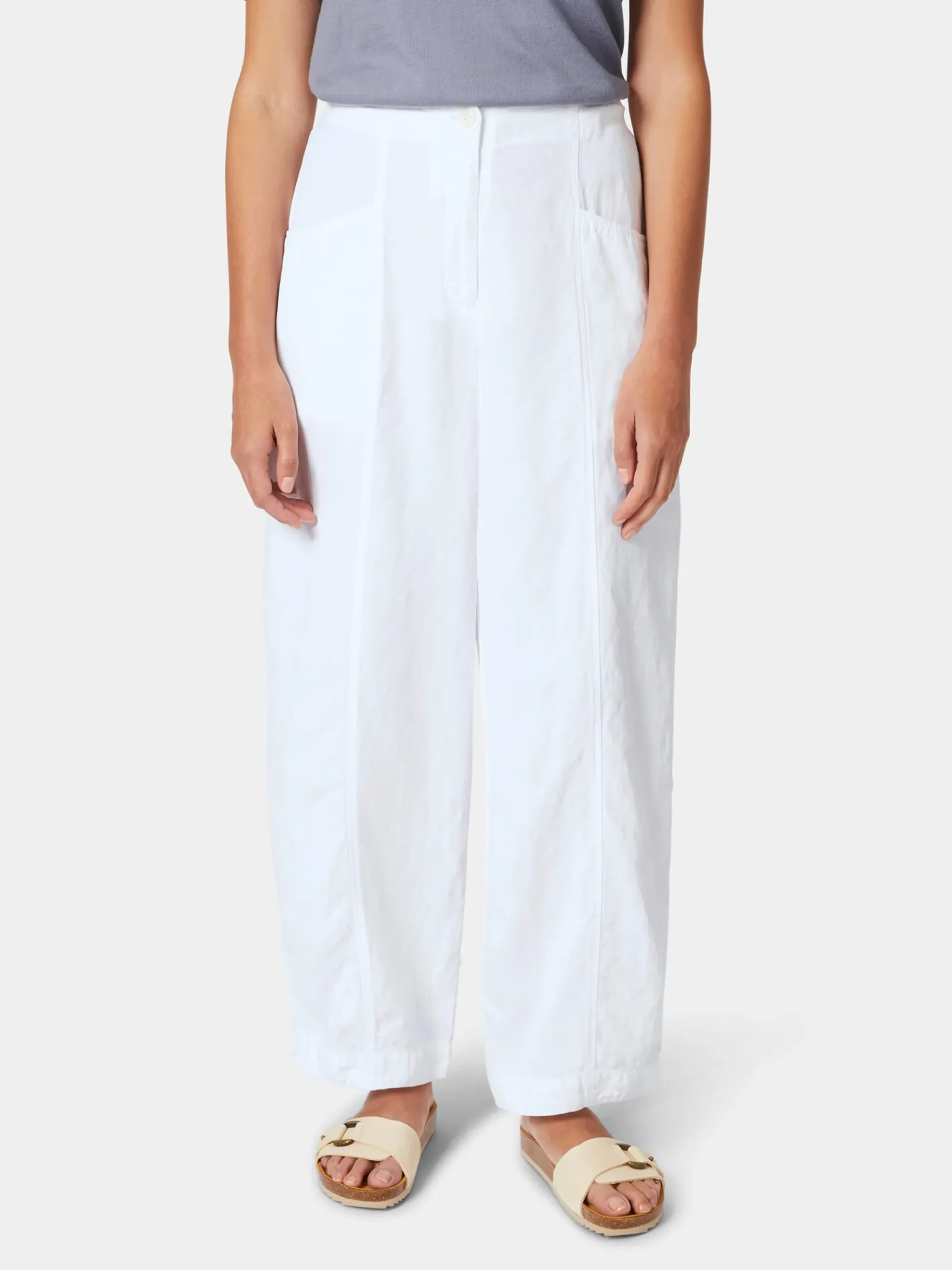 Hosen * Oska Damen-Stoffhose Weiß