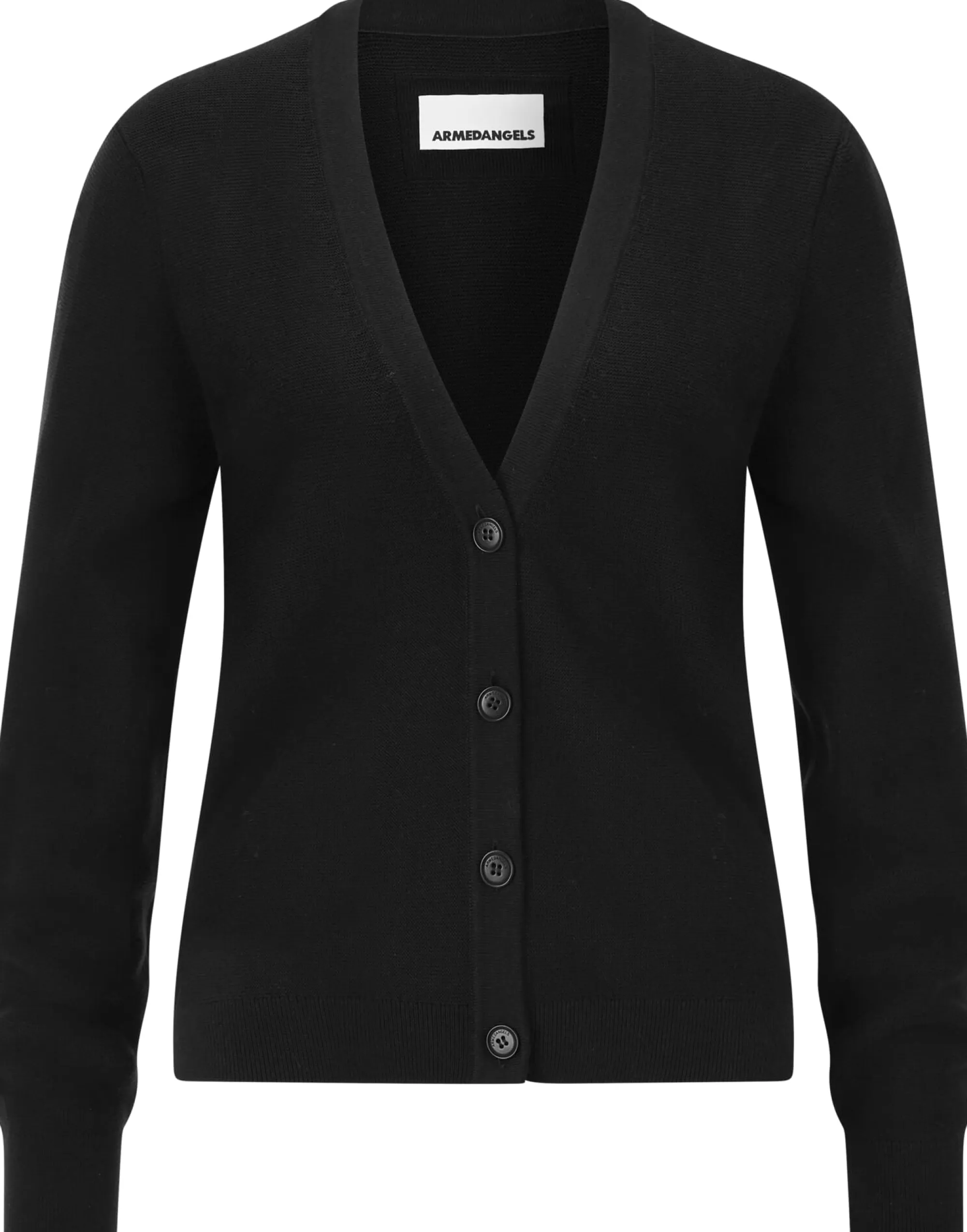 Strickjacken * Armedangels Daen-trickcardigan Bauwoe Schwarz