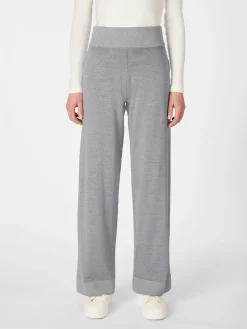 Hosen * Seldom Daen-Strickhose Hellgrau