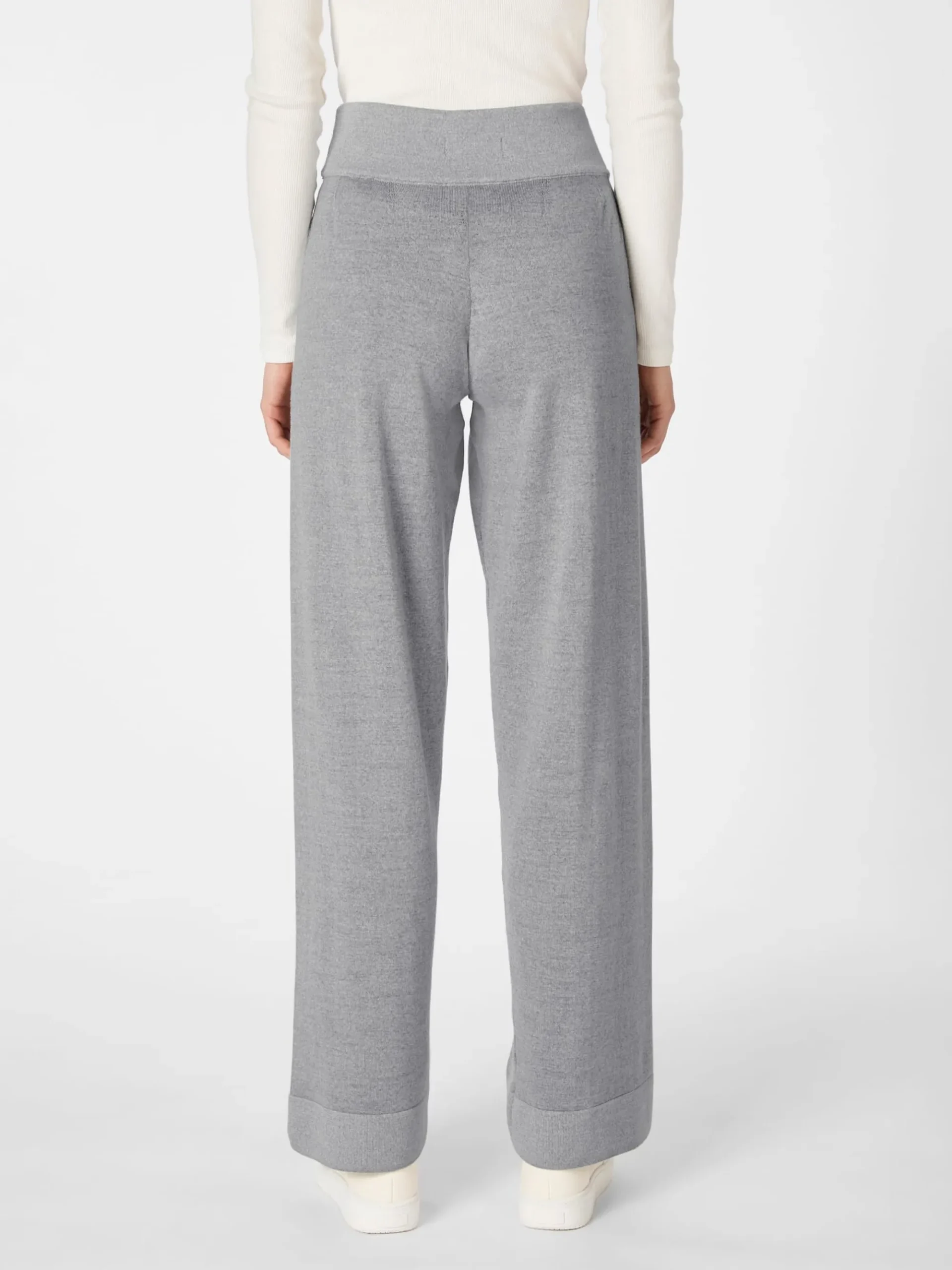 Hosen * Seldom Daen-Strickhose Hellgrau