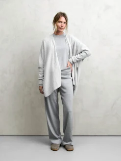 Hosen * Seldom Daen-Strickhose Hellgrau