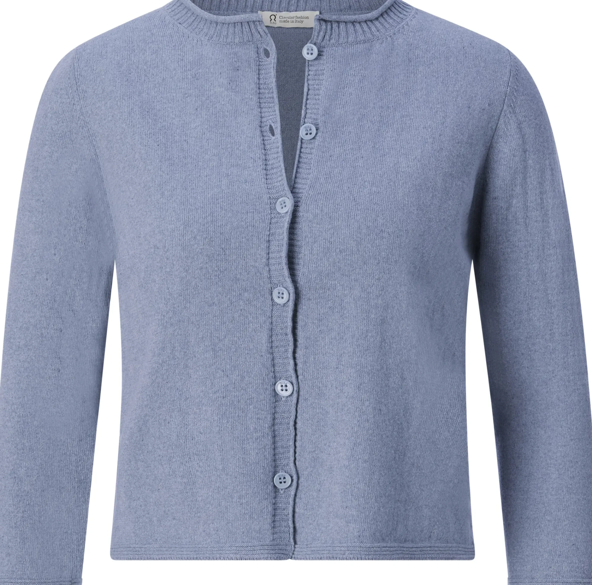 Strickjacken * Rifò Daen-trickjacke Hellblau