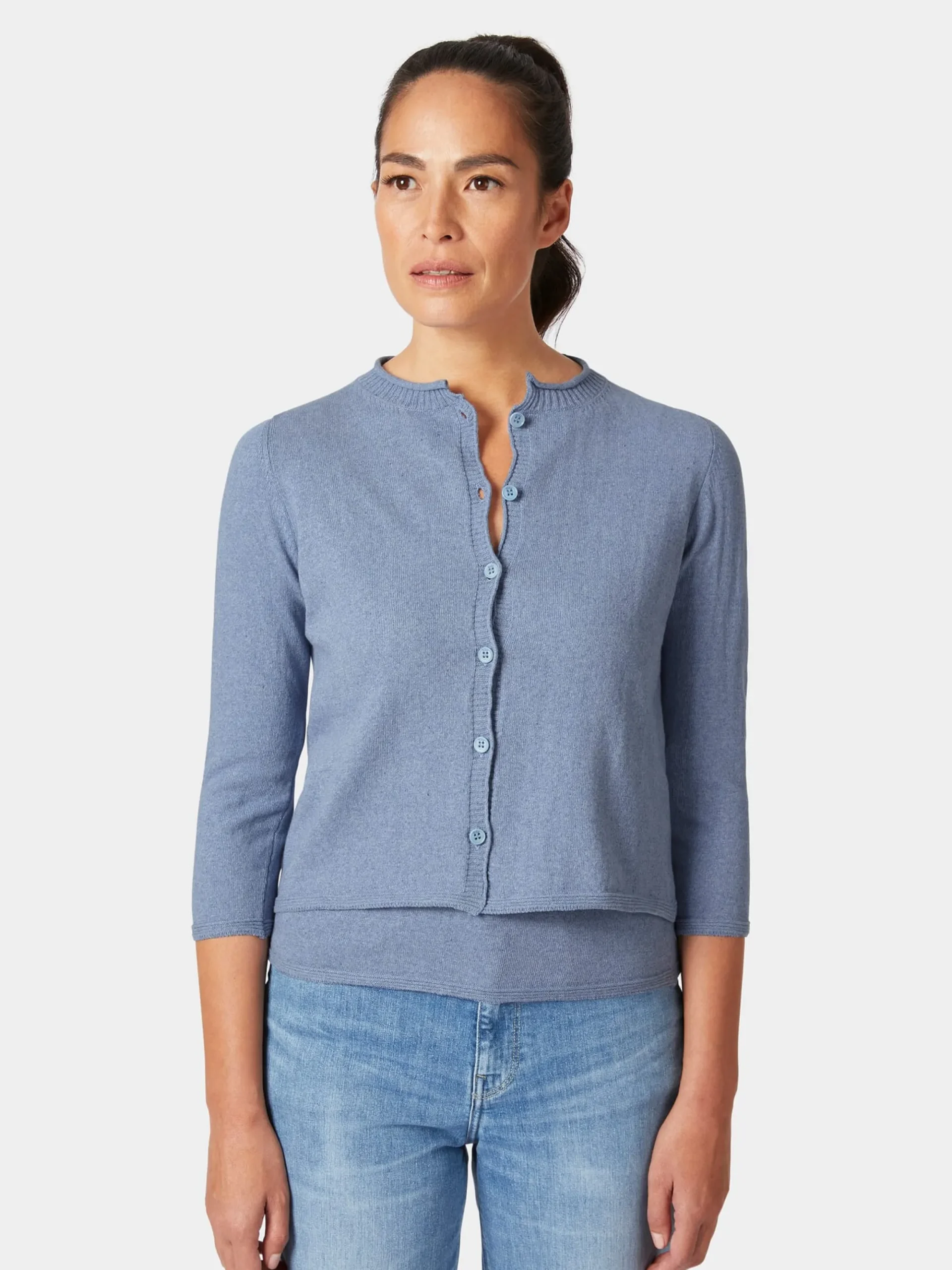 Strickjacken * Rifò Daen-trickjacke Hellblau