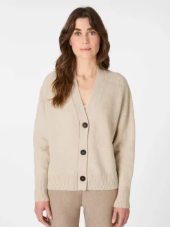 Strickjacken * LANIUS Damen-Strickjacke Creme