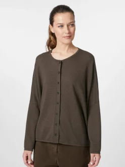 Strickjacken * Oska Damenstrickjacke geknöpft Braun