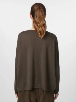 Strickjacken * Oska Damenstrickjacke geknöpft Braun