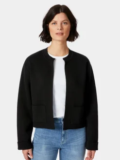 Strickjacken * LANIUS Damen-Strickjacke Punto Milano Schwarz