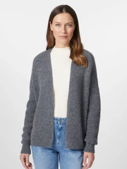 Strickjacken * Seldom Daen-trickjacke Rippe Anthrazit