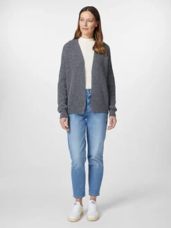 Strickjacken * Seldom Daen-trickjacke Rippe Anthrazit