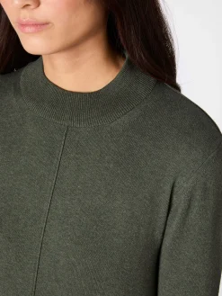 Kleider * Melawear Damen-Strickkleid Baumwolle