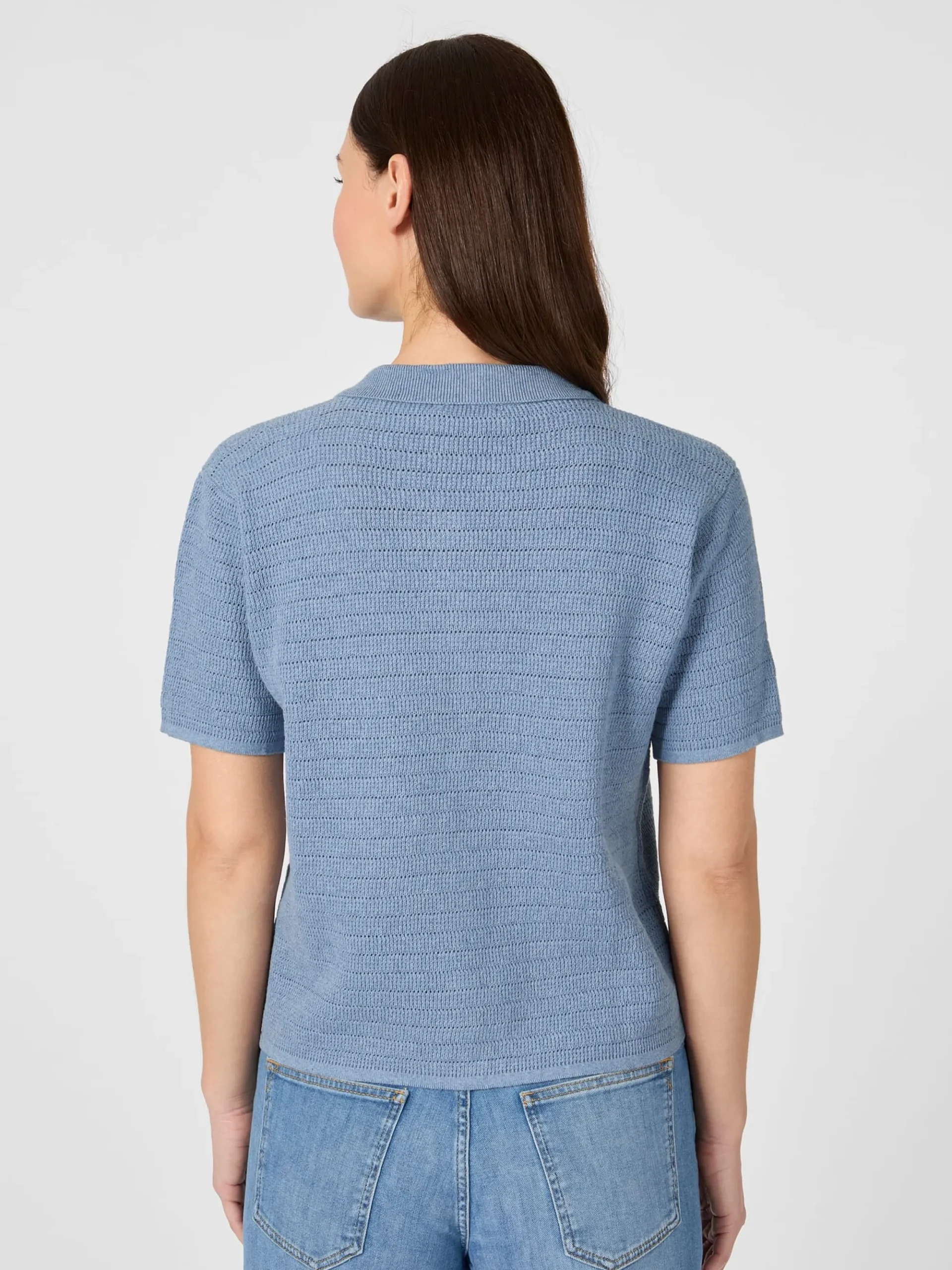 Shirts & Tops * Rifò Daen-trickpoo geknöpft Hellblau