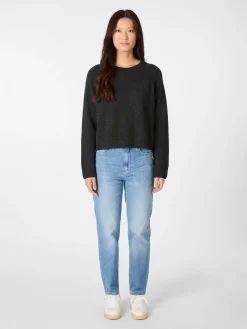 Pullover * Armedangels Damen-Strickpullover Anthrazit