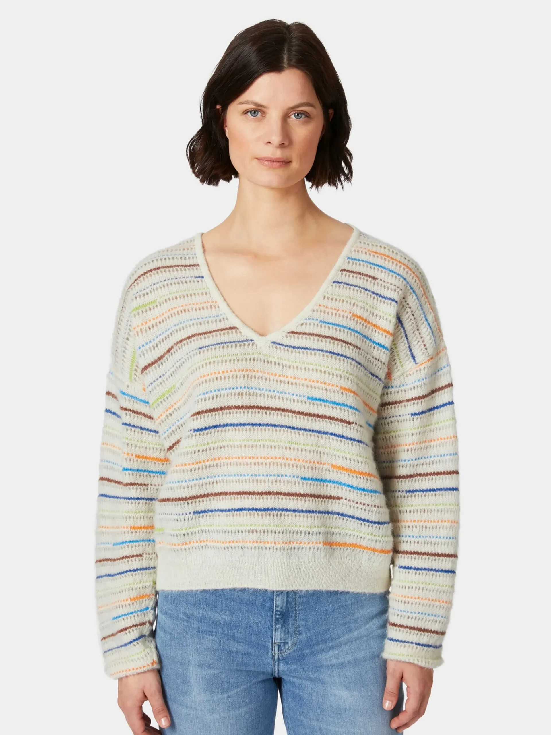 Pullover * LANIUS Damen-Strickpullover Multicolor