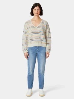 Pullover * LANIUS Damen-Strickpullover Multicolor