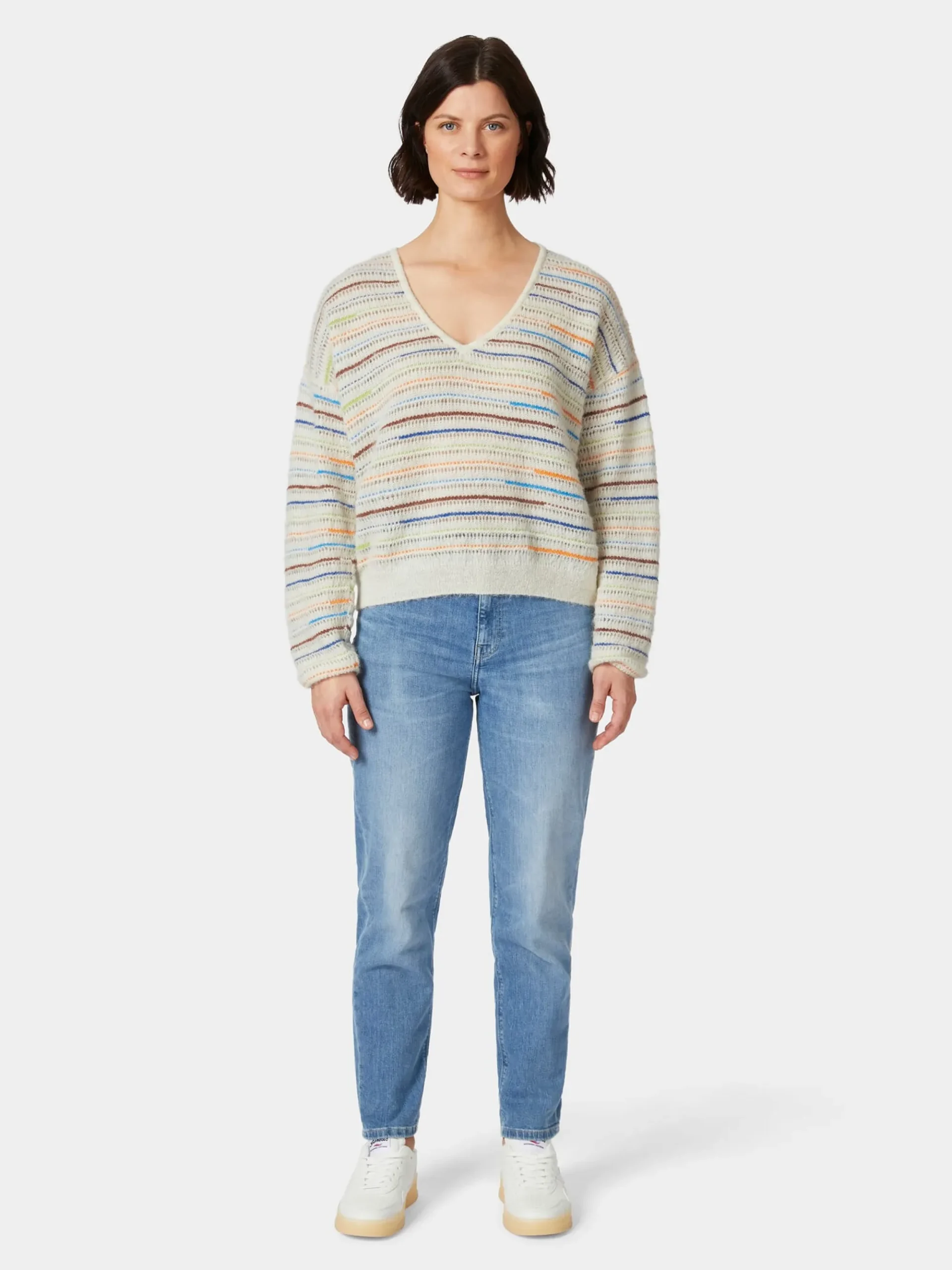 Pullover * LANIUS Damen-Strickpullover Multicolor