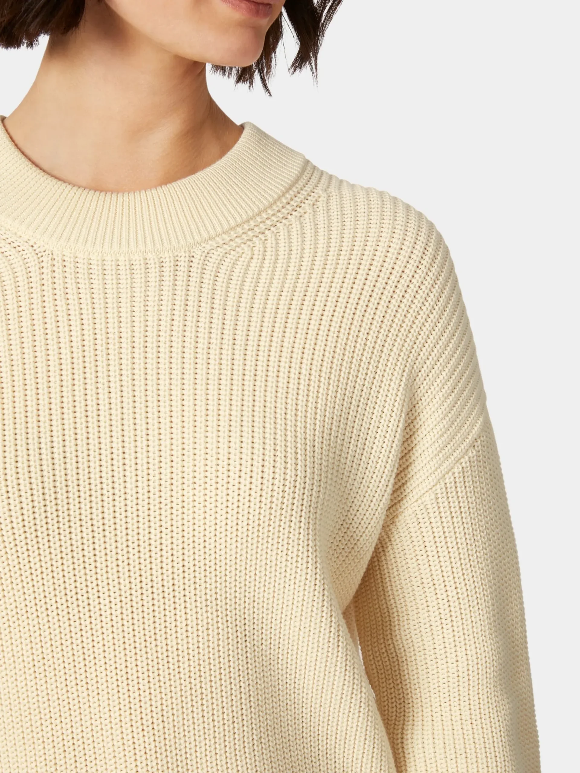 Pullover * Armedangels Damen-Strickpuover Naturweiß