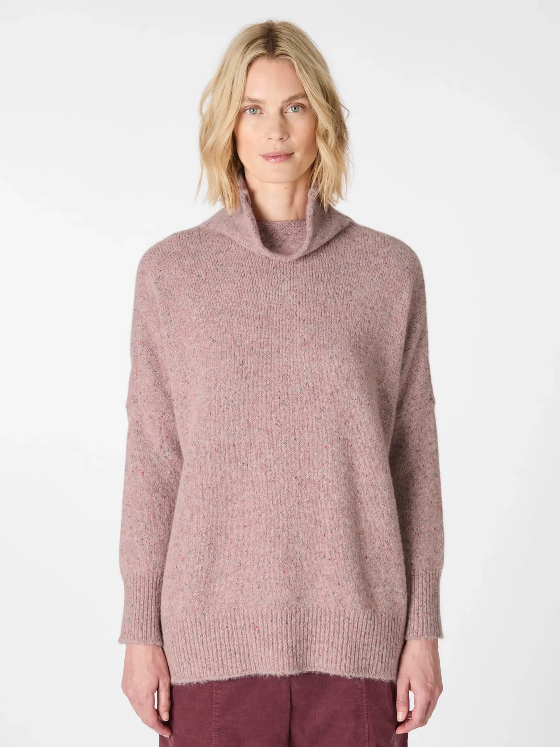 Pullover * Oska Damen-Strickpullover gesprenkelt