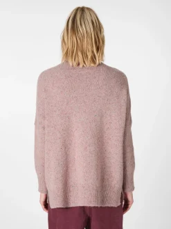 Pullover * Oska Damen-Strickpullover gesprenkelt