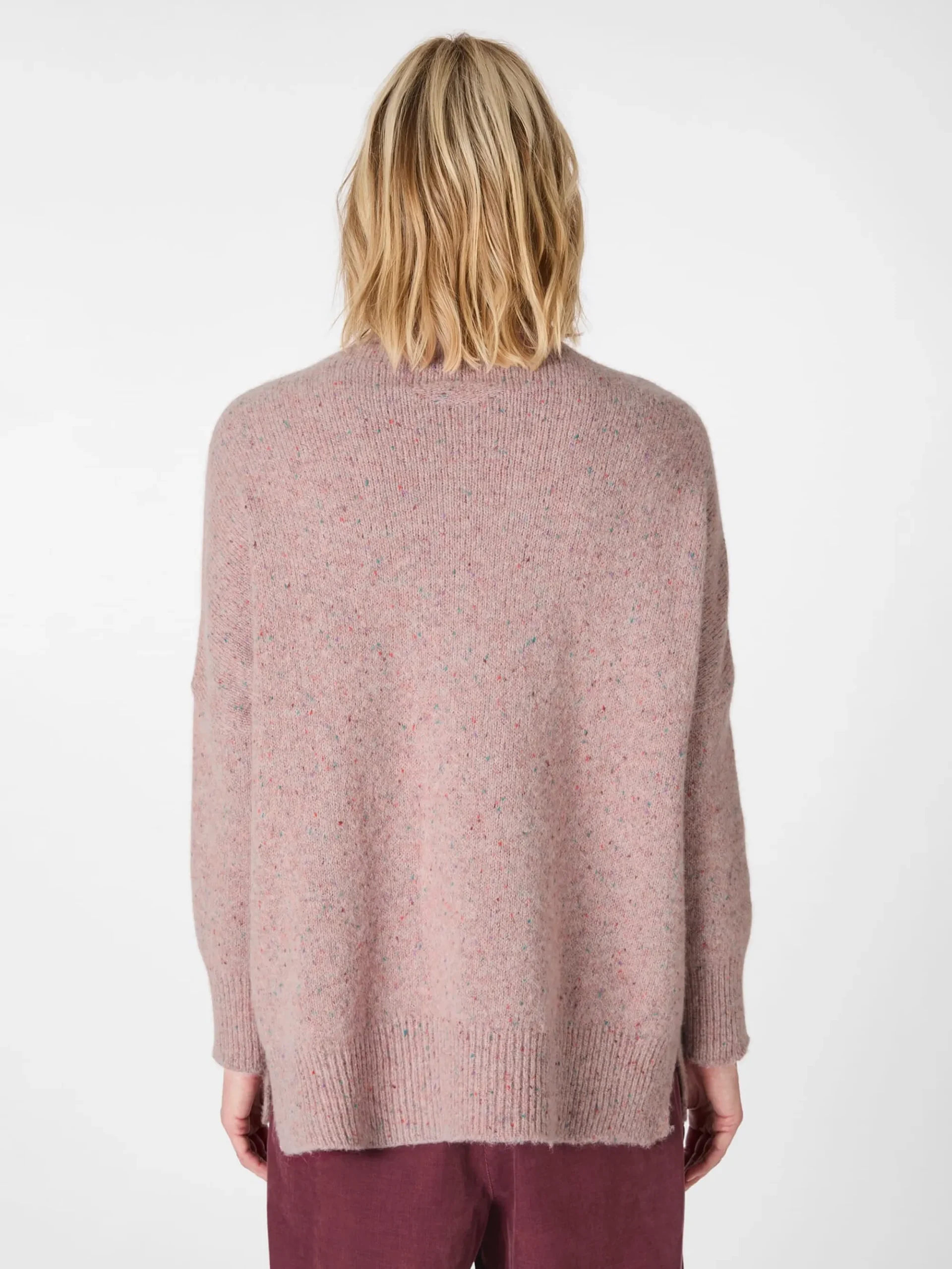 Pullover * Oska Damen-Strickpullover gesprenkelt