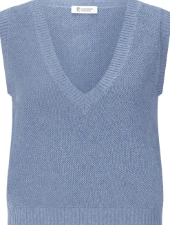 Pullover * Rifò Daen-trickpuunder Hellblau