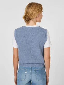 Pullover * Rifò Daen-trickpuunder Hellblau