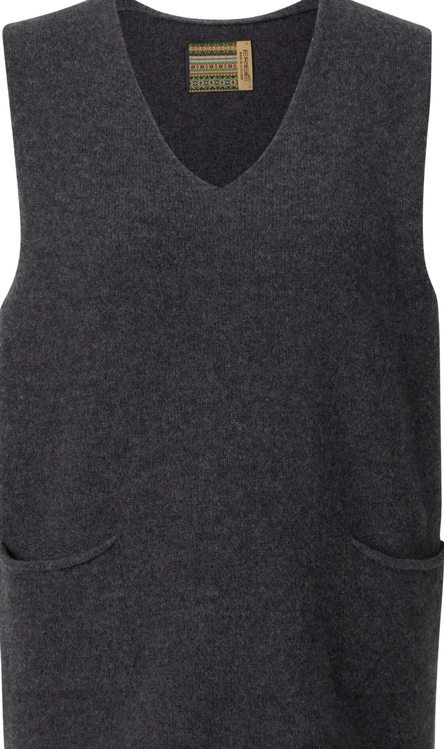 Pullover * Eribé Damen-Strickpullunder Grau