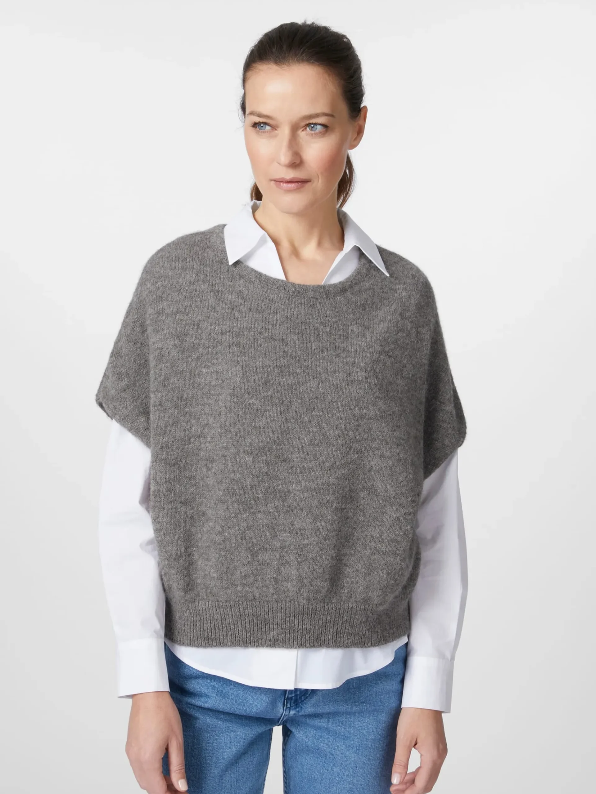 Pullover * Les Racines du Ciel Daen-trickpullunder Grau