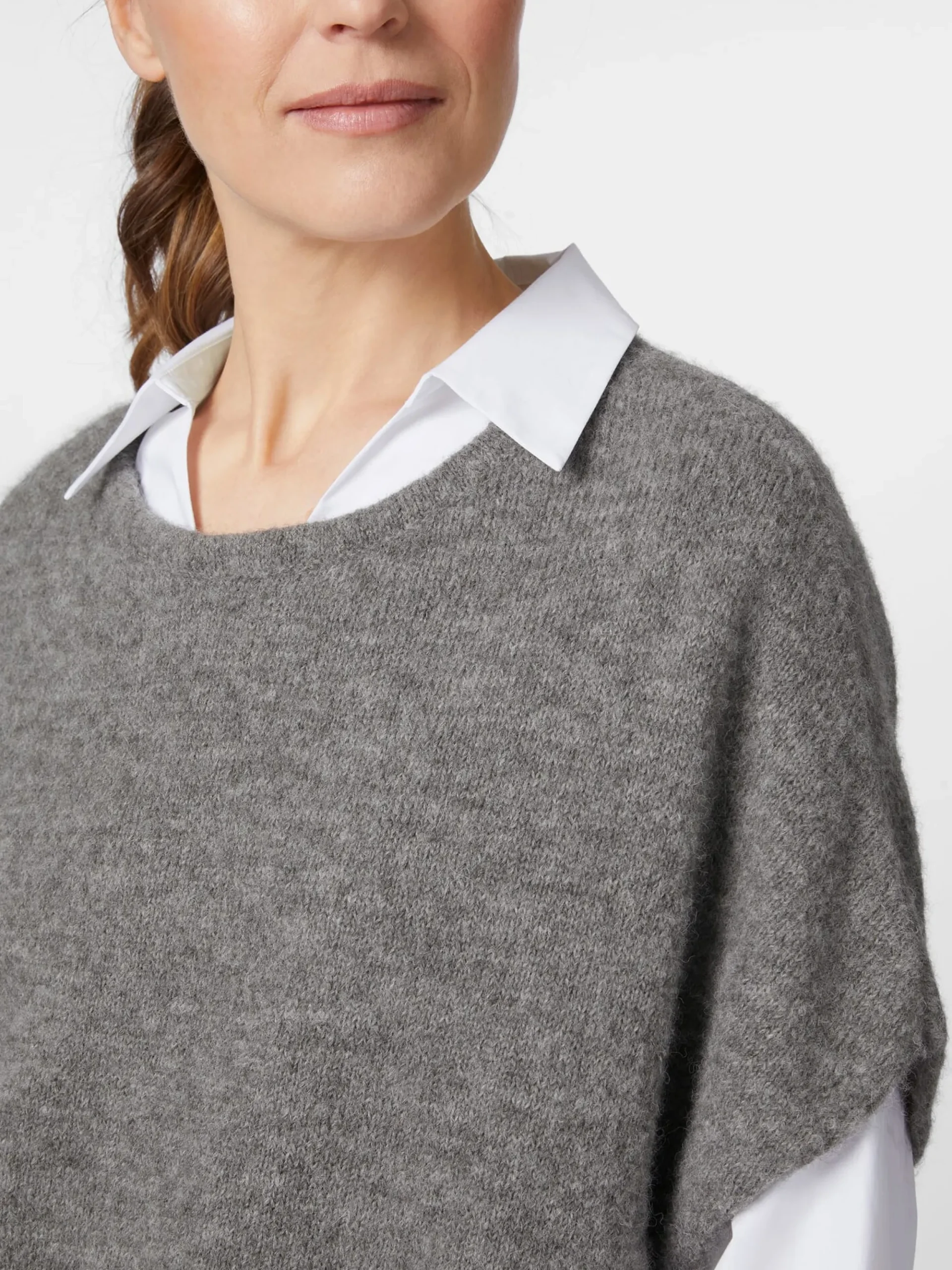Pullover * Les Racines du Ciel Daen-trickpullunder Grau